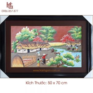 Tranh Gốm 50 x 70cm TCN-19