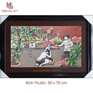 Tranh Gốm 50 x 70cm TCN-02