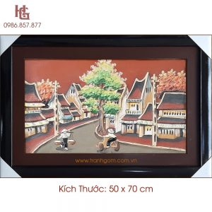 Tranh Gốm 50 x 70cm TCN-21