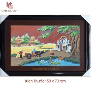 Tranh Gốm 50 x 70cm TCN-26