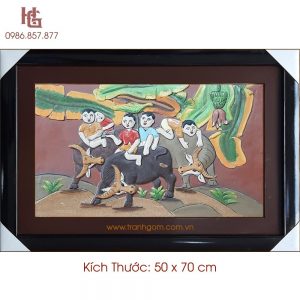 Tranh Gốm 50 x 70cm TCN-29