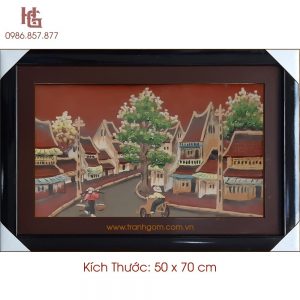 Tranh Gốm 50 x 70cm TCN-03