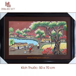Tranh Gốm 50 x 70cm TCN-30