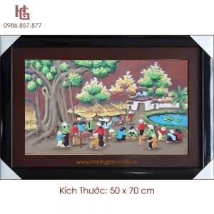 Tranh Gốm 50 x 70cm TCN-32