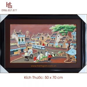 Tranh Gốm 50 x 70cm TCN-37