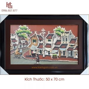 Tranh Gốm 50 x 70cm TCN-38