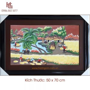 Tranh Gốm 50 x 70cm TCN-04
