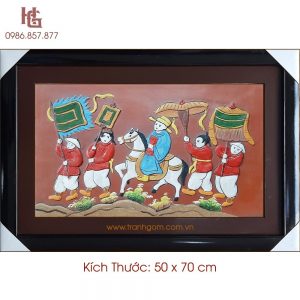 Tranh Gốm 50 x 70cm TCN-41