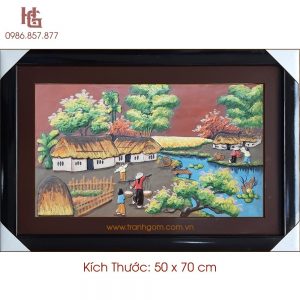 Tranh Gốm 50 x 70cm TCN-43