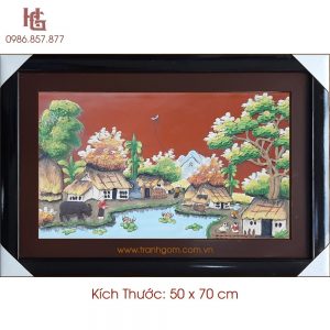 Tranh Gốm 50 x 70cm TCN-46