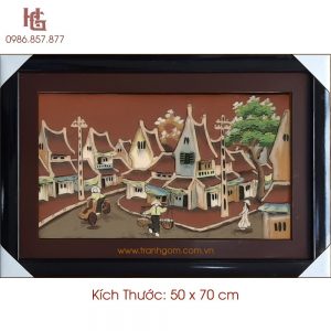 Tranh Gốm 50 x 70cm TCN-05