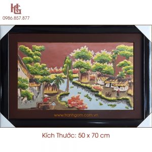 Tranh Gốm 50 x 70cm TCN-07