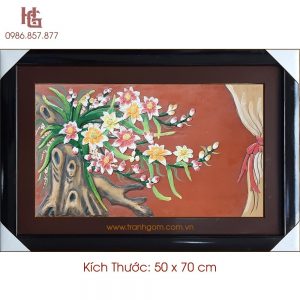 Tranh Gốm 50 x 70cm TCN-09