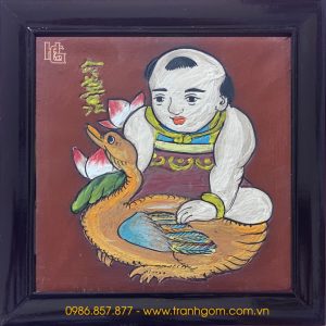 Tranh Gốm Vuông 24cm - TV24-01
