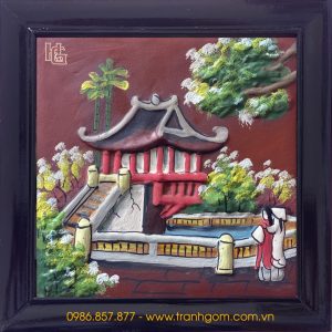 Tranh Gốm Vuông 24cm - TV24-06