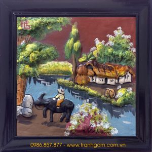 Tranh Gốm Vuông 24cm - TV24-10