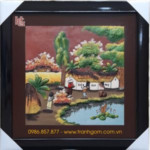 Tranh Gốm Vuông 46cm - TV46-13