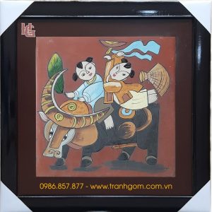 Tranh Gốm Vuông 46cm - TV46-21