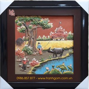 Tranh Gốm Vuông 46cm - TV46-22
