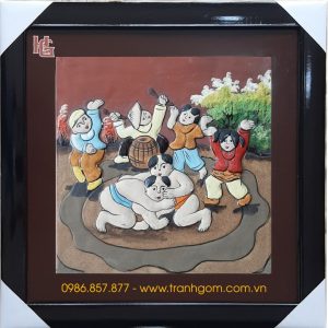 Tranh Gốm Vuông 46cm - TV46-25