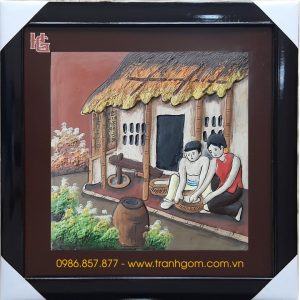 Tranh Gốm Vuông 46cm - TV46-27