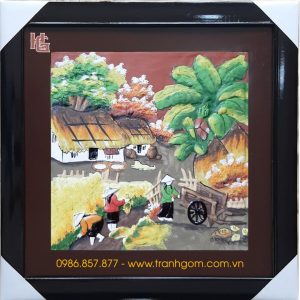 Tranh Gốm Vuông 46cm - TV46-28