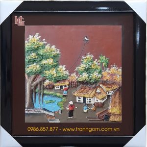 Tranh Gốm Vuông 46cm - TV46-31