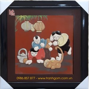Tranh Gốm Vuông 46cm - TV46-05