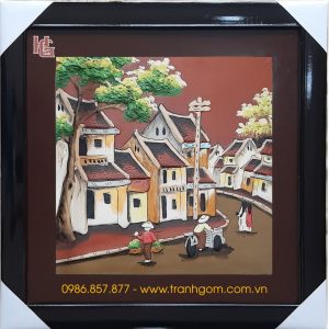 Tranh Gốm Vuông 50cm - TV50-01