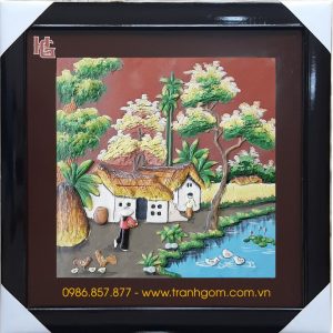 Tranh Gốm Vuông 50cm - TV50-10