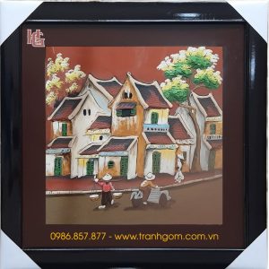 Tranh Gốm Vuông 50cm - TV50-12
