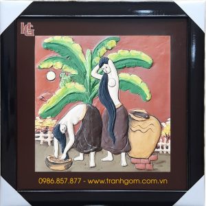 Tranh Gốm Vuông 50cm - TV50-14