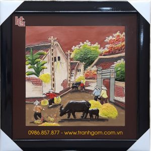 Tranh Gốm Vuông 50cm - TV50-17