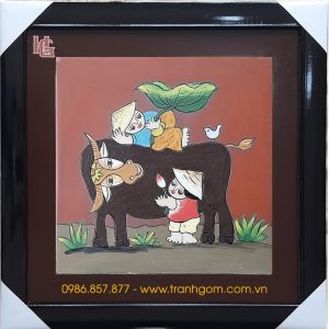 Tranh Gốm Vuông 50cm - TV50-02