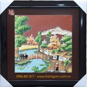 Tranh Gốm Vuông 50cm - TV50-20