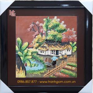 Tranh Gốm Vuông 50cm - TV50-22