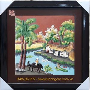 Tranh Gốm Vuông 50cm - TV50-26