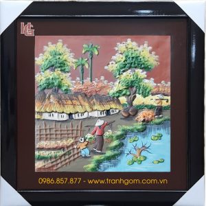 Tranh Gốm Vuông 50cm - TV50-27