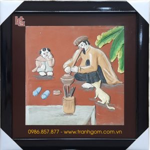 Tranh Gốm Vuông 50cm - TV50-30