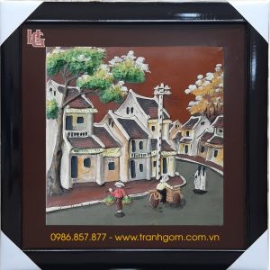 Tranh Gốm Vuông 50cm - TV50-32