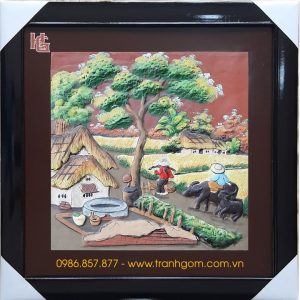 Tranh Gốm Vuông 50cm - TV50-33