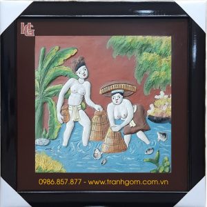 Tranh Gốm Vuông 50cm - TV50-38
