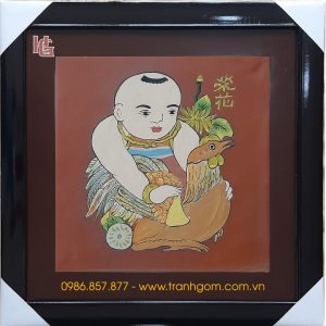 Tranh Gốm Vuông 50cm - TV50-04