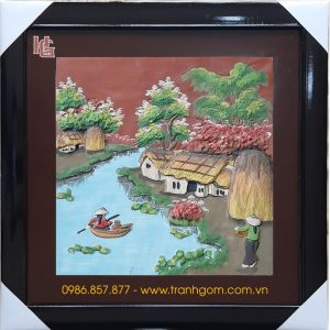 Tranh Gốm Vuông 50cm - TV50-40