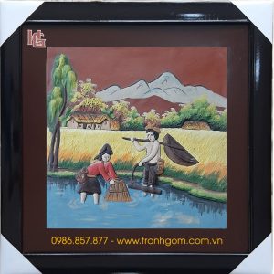 Tranh Gốm Vuông 50cm - TV50-43