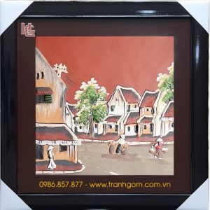 Tranh Gốm Vuông 50cm - TV50-49