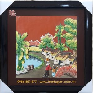Tranh Gốm Vuông 50cm - TV50-05