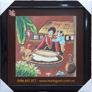 Tranh Gốm Vuông 50cm - TV50-50