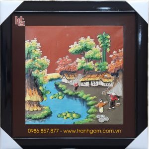 Tranh Gốm Vuông 50cm - TV50-06
