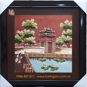 Tranh Gốm Vuông 50cm - TV50-07